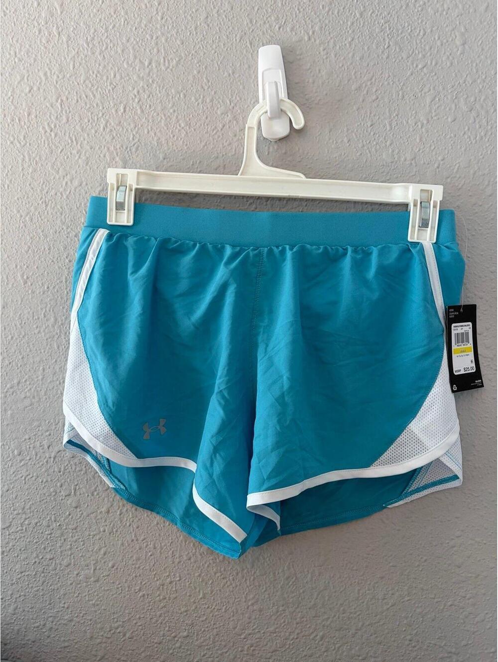 NWT Under Armour blue Fly By 2.0 Short size M. $25 retail